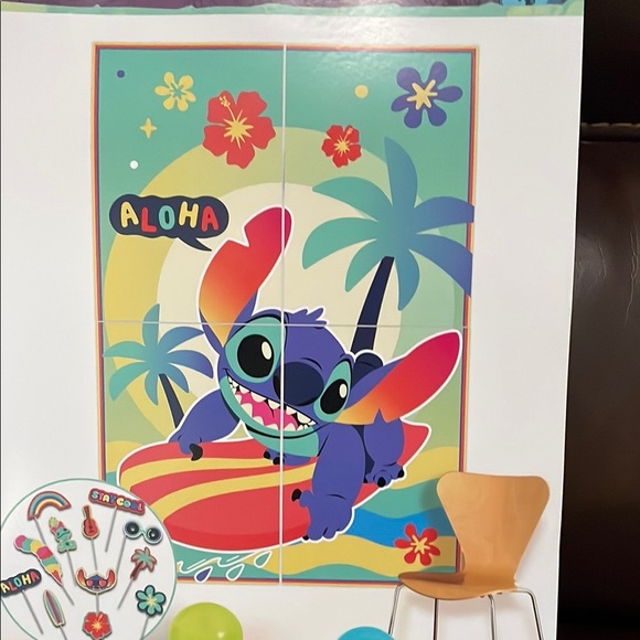 Disney Stitch Backdrop with Props - Multicolor - Picture 3 of 7